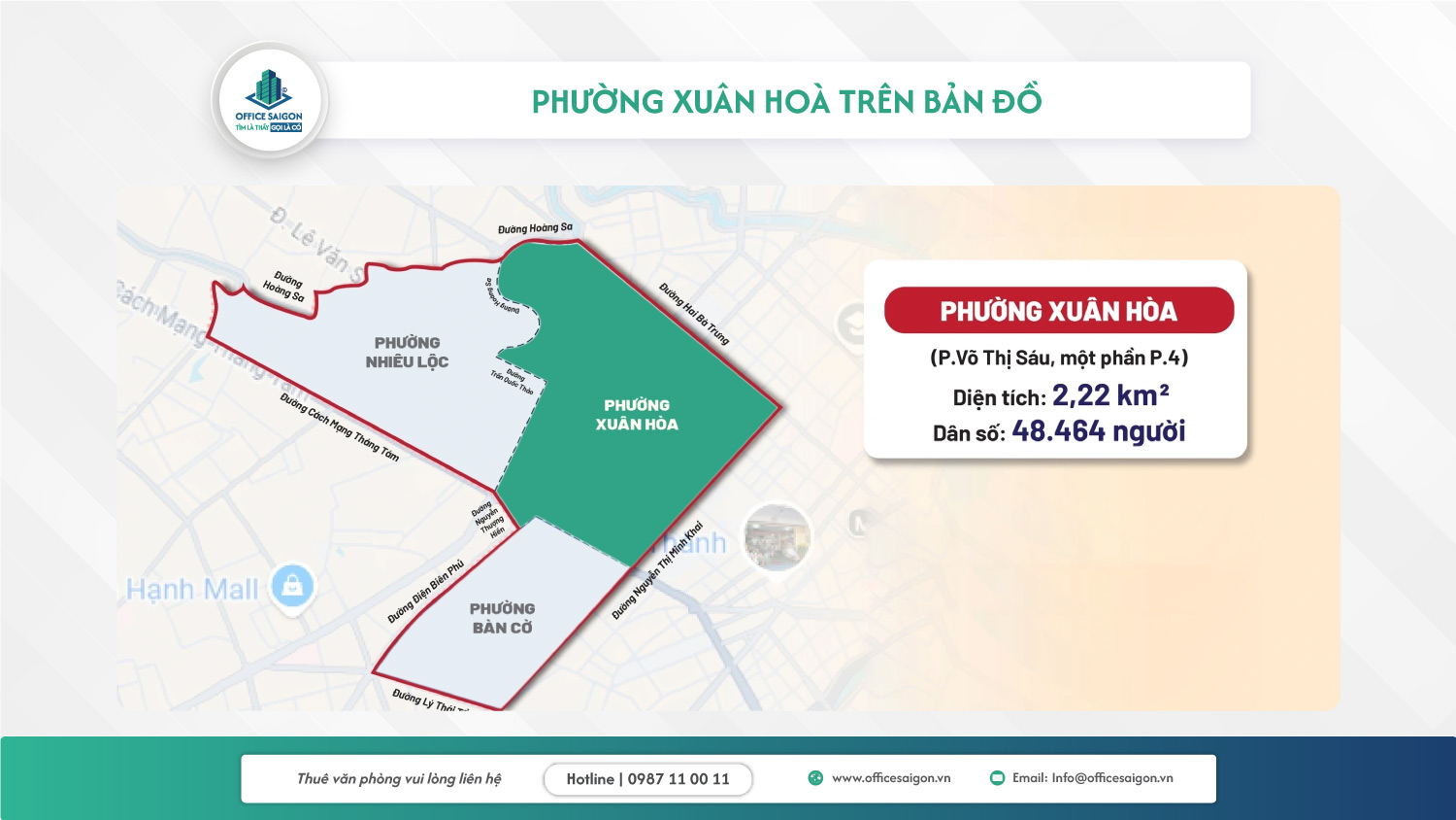 Vị trí Phường Xuân Hòa