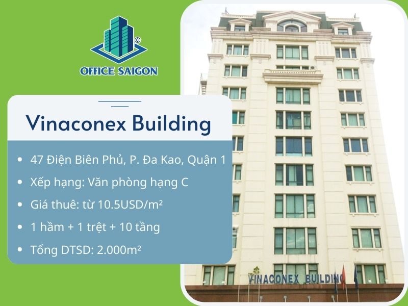 Văn phòng cho thuê Vinaconex Building Quận 1