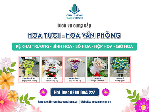 CUNG CẤP HOA TƯƠI VĂN PHÒNG
